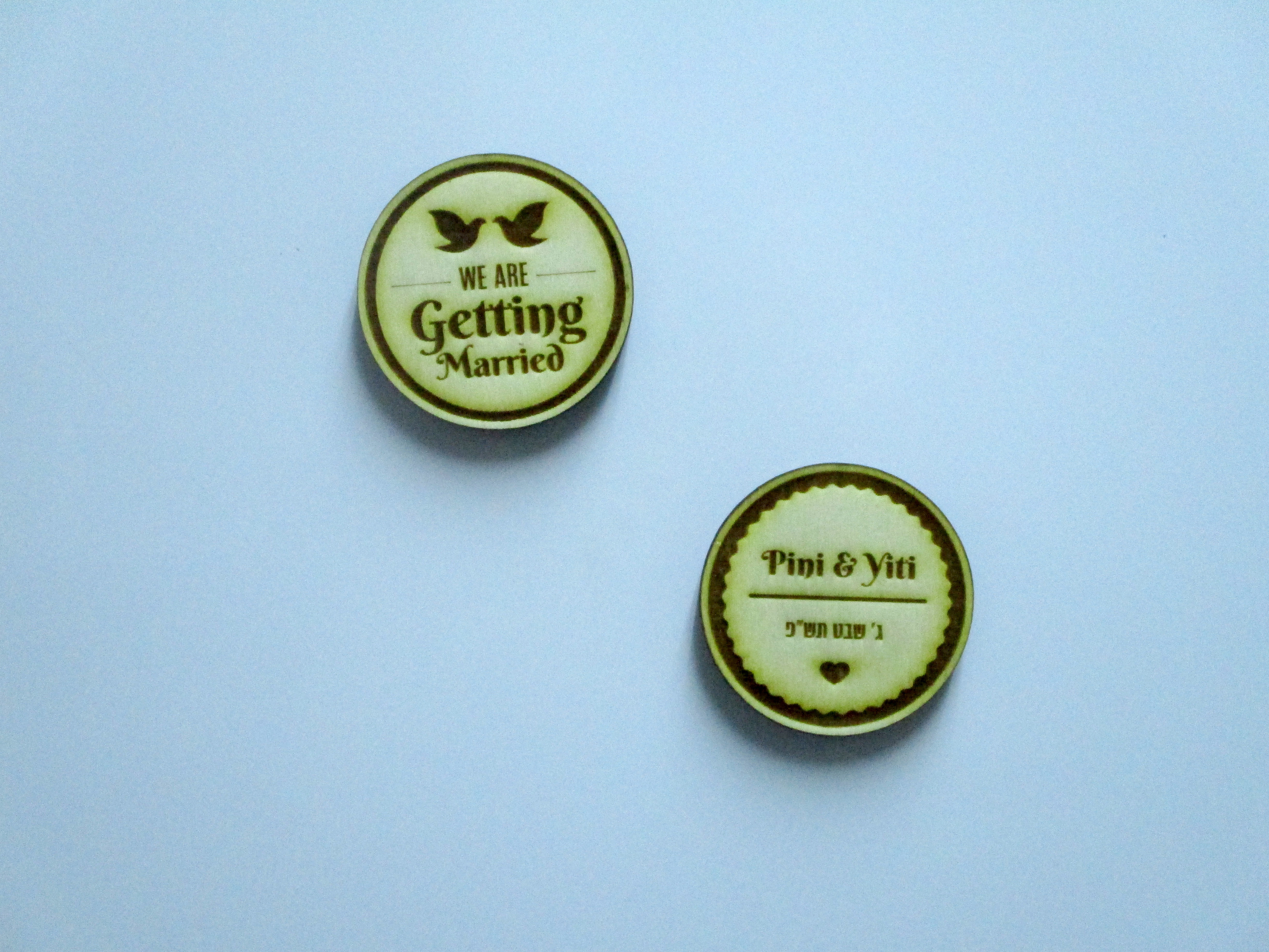 bullets מגנטים תאריך חתונה Save The Date