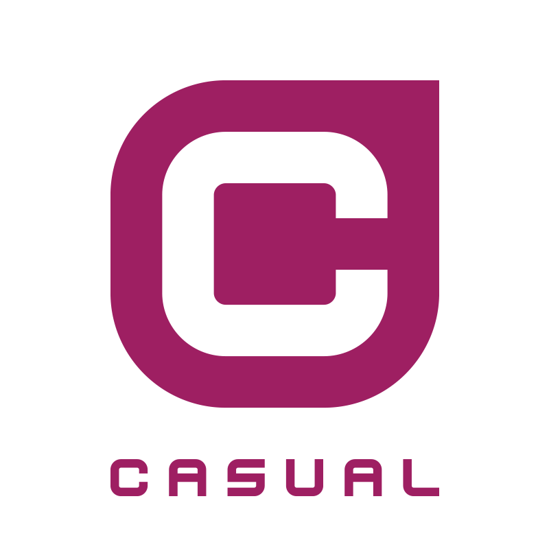 Casual - עיצוב לוגו למותג בגדי בייסיק