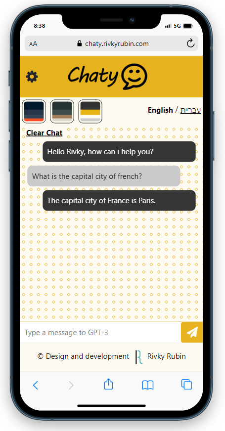 Chaty - Chat GPT