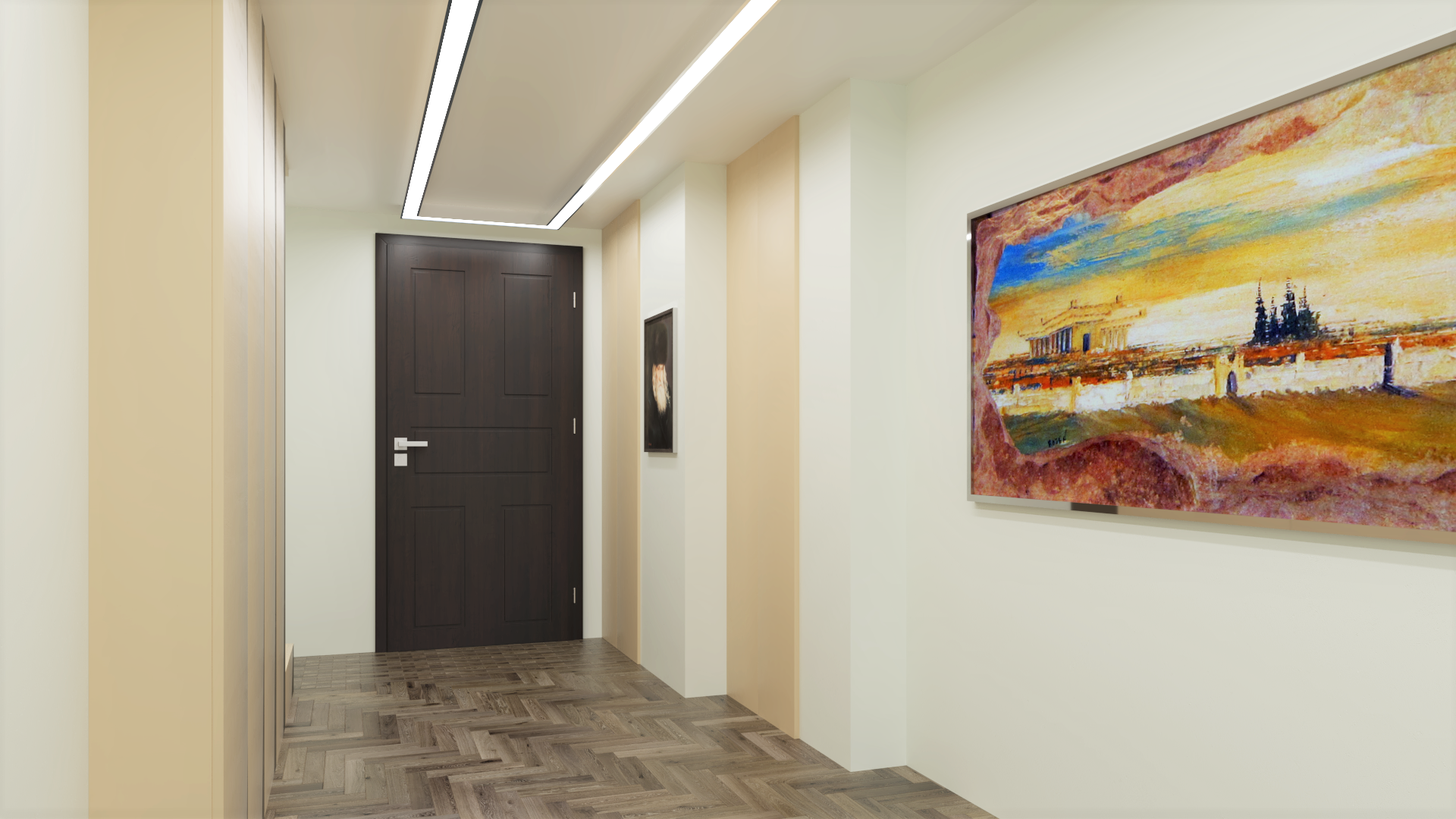 Helfgott Front Door Scene