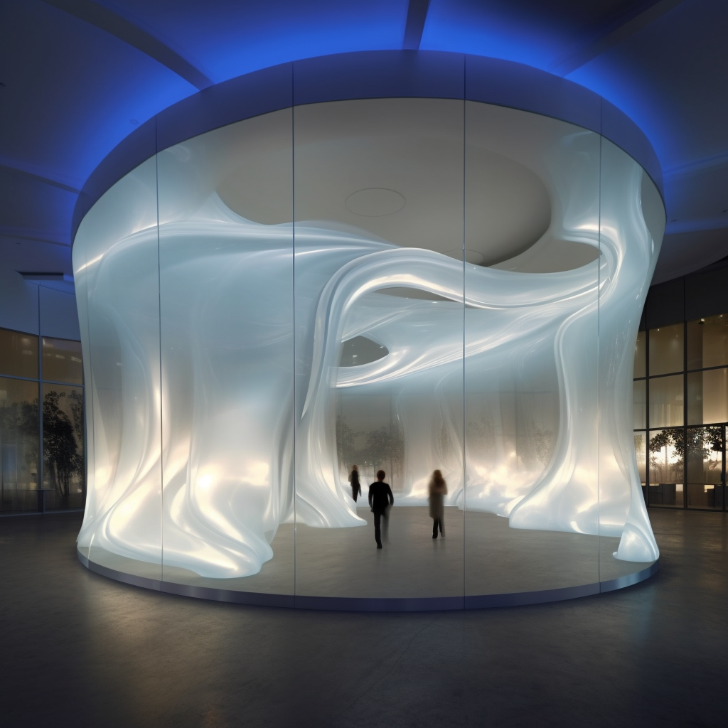 illuminating architecture shape