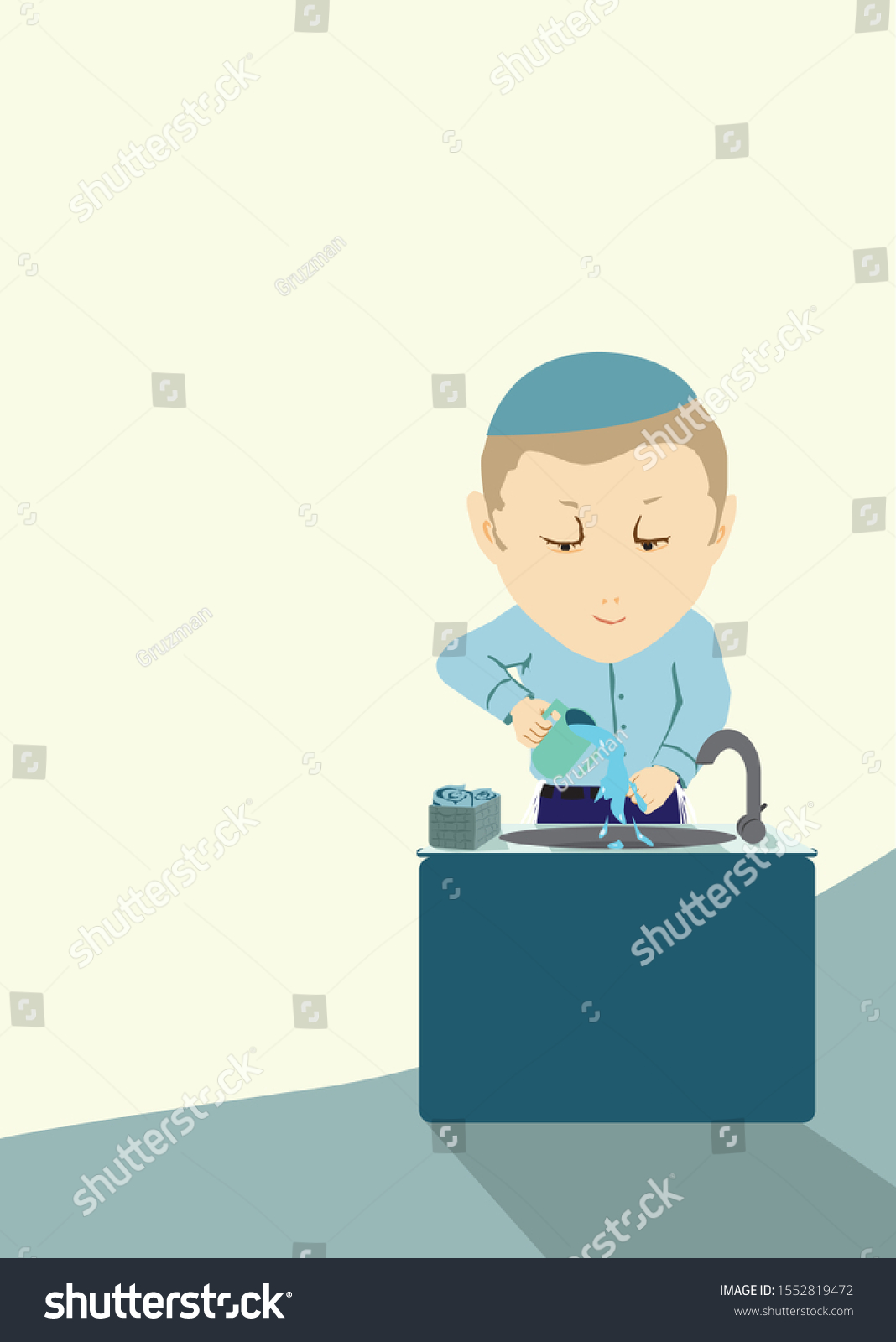 Vector-orthodox-jewish-boy-tassel-takes-his-hands-in-a-1552819472