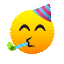 emoji  | חגיגה | Joypixels | Animation GIF 64x64 | partying face