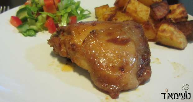 עוף פיקנטי בזיגוג דבש