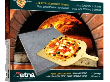 אבן שמוט מלבנית לפיצה+כף הרמה תוצרת איטליה איכות גבוהה נשלח עם שליח באזור המרכז