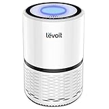 LEVOIT מטהר אוויר עם H13 אמיתי HEPA מסנן מטהרי אוויר לאלרגיות וחיות מחמד לבית, מעשנים, עשן, אבק, עובש ואבקנים, שואב אוויר לחדר שינה, חדר גדול עם תאורת לילה אופציונלית, LV-H132