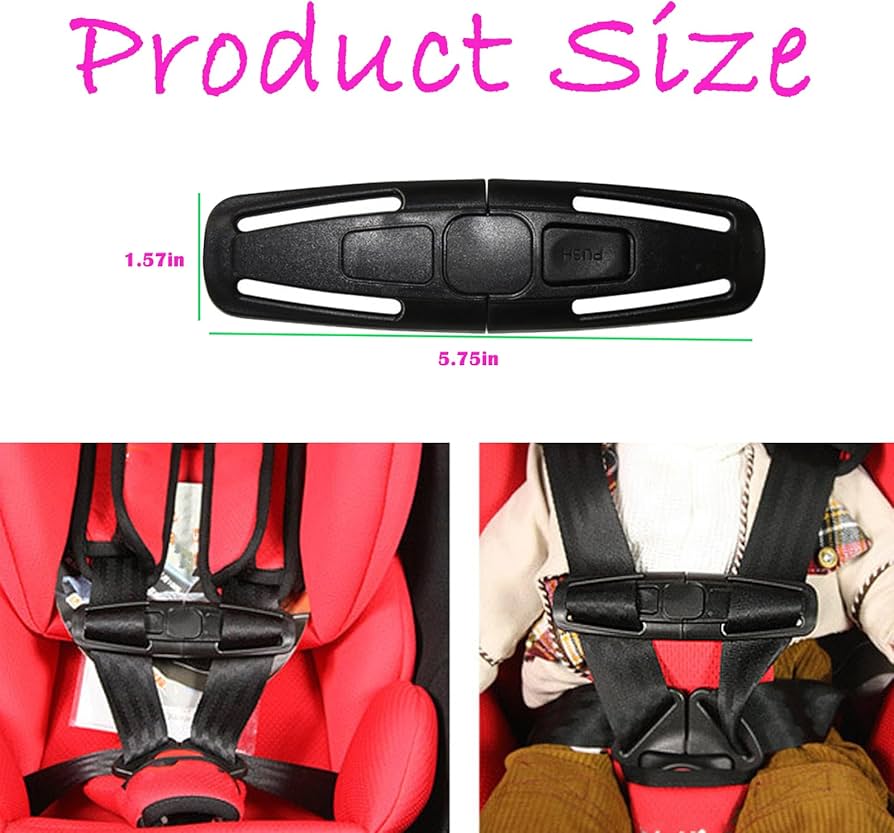 Amazon.com: 2 יחידות תפס לרתום חזה למושב תפס חגורת בטיחות אבזם מנעול עגלה  קליפ חזה חלופי אוניברסלי לטרנד תינוקות וילדים, מגן מתכוונן (שחור) : תינוק