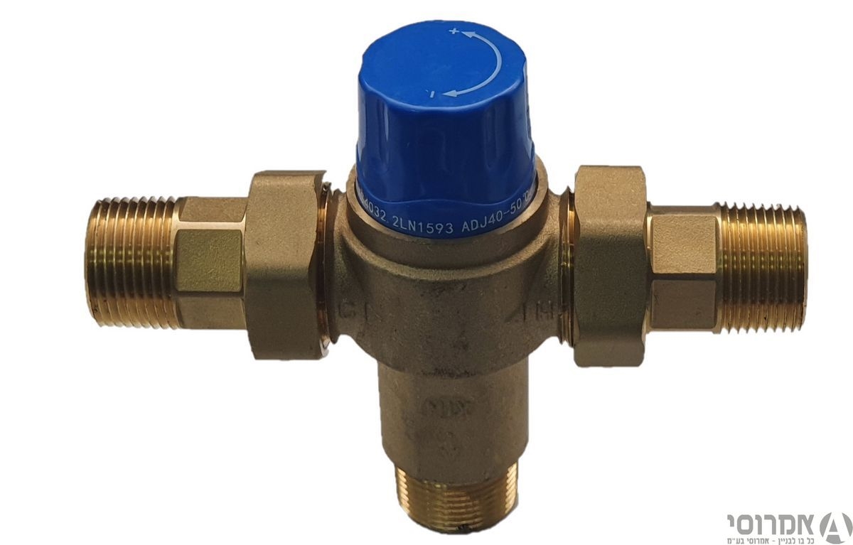 משגיחום / ברז ערבוב טרמוסטטי לדוד מים עד 50 מעלות | אמרוסי חומרי בניין
