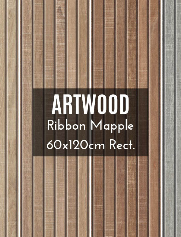 אריח פורצלן ריבון דקור סגנון עץ טבעי לחיפוי תוצרת ספרד גימור מט מידה 60/120  סמ