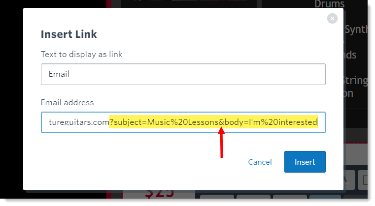 Paste code extensions